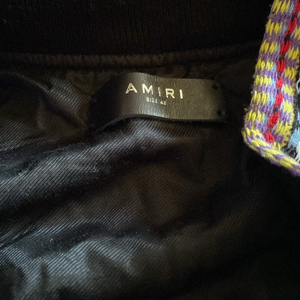 AMIRI Tie Dye Colorful Women's Bomber Jacket size 48 L - Picture 5 of 5